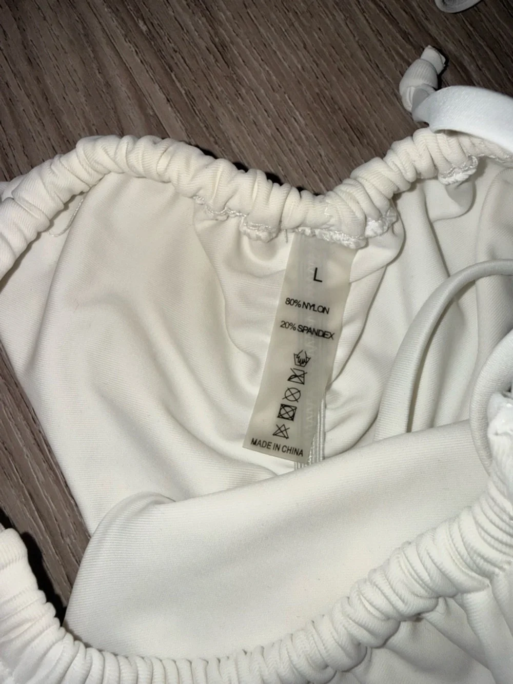 Classic White Tie-Side Bikini Set - Women Intimates & Swim - Picture 2 of 3